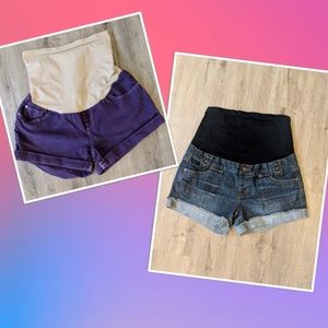 Medium maternity shorts bundle